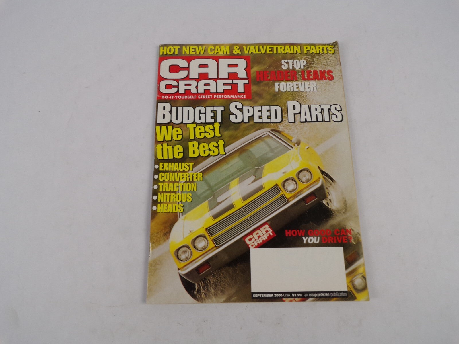September 2000 Car Craft Budget Speed Parts We Test The best Stop Header Leaks