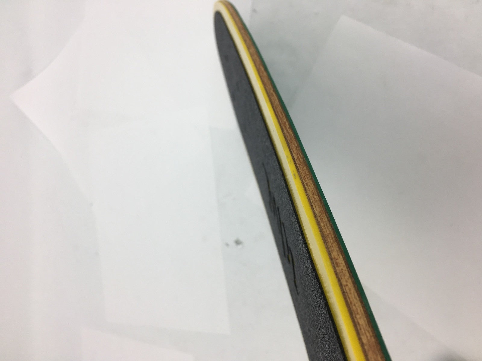 MPI NOS fiberglass 25-inch old school funtail skateboard deck for slalom, cruising, and vintage skateboard collections.