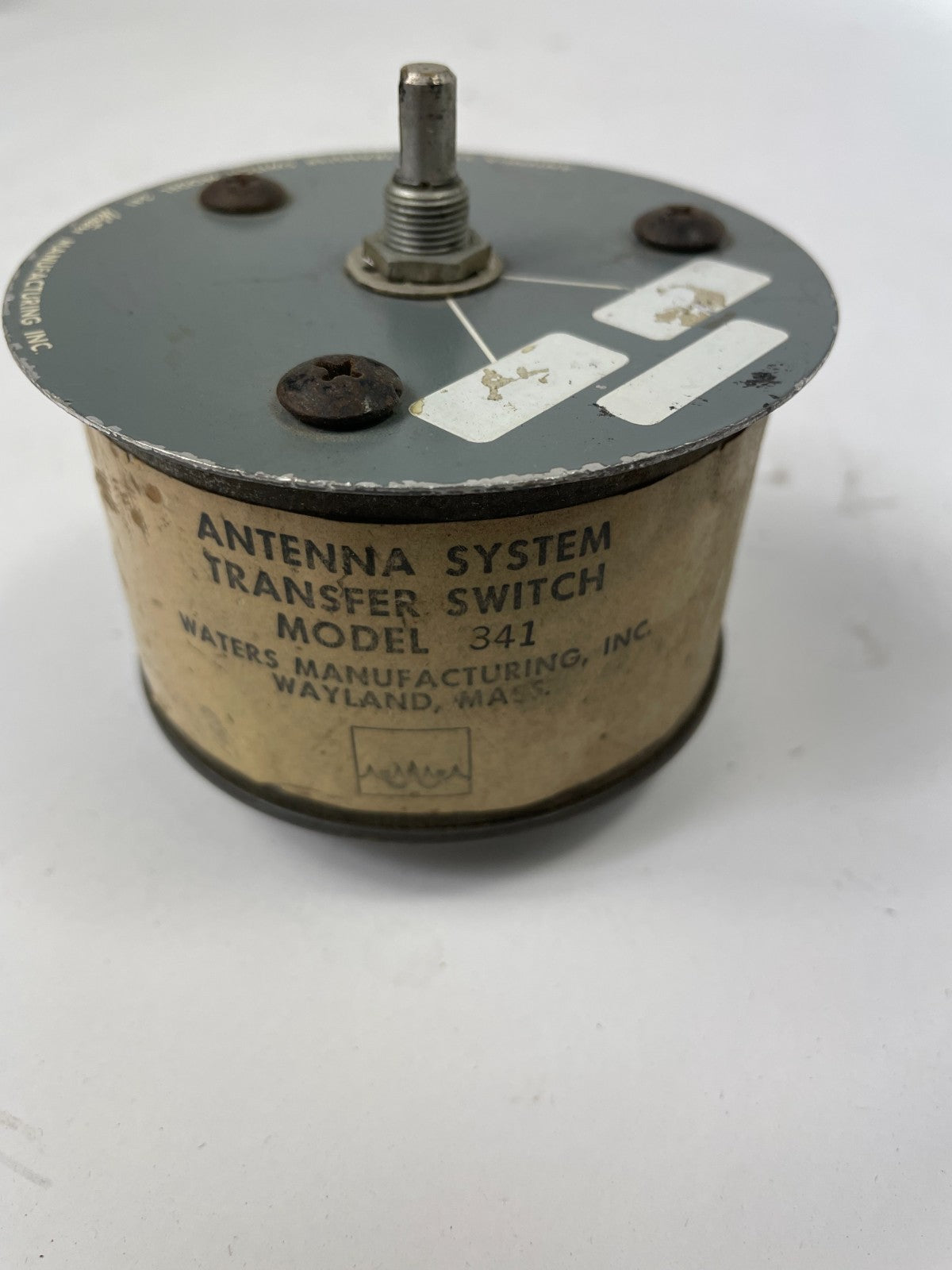 Waters Manufacturing Model 341 antenna system transfer switch
