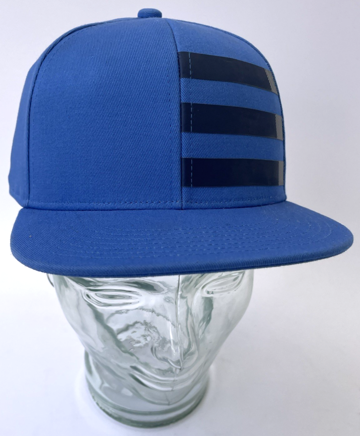 Adidas KIDs Relaxed 3 Stripe Strap Back Golf Hat Soft Blue OSFY Youth Fit