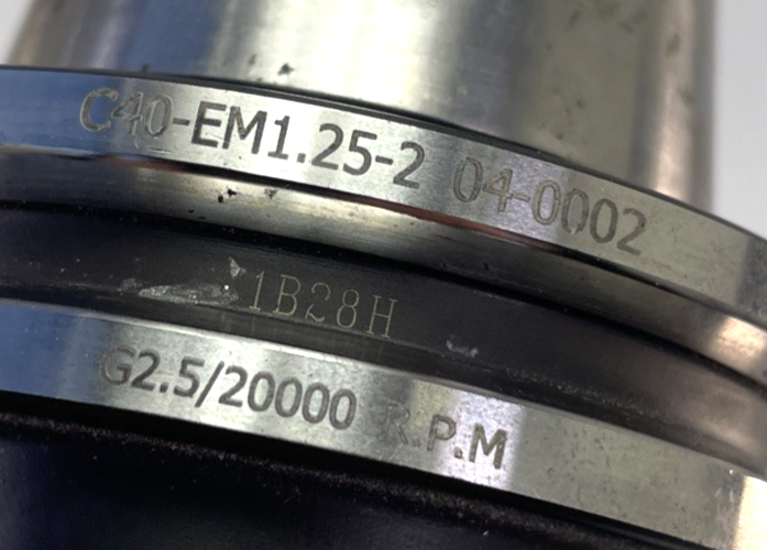 HAAS C40-EM 1.25-2 04-0002 2000RPM w Indexable Face Milling Cutter 32mm