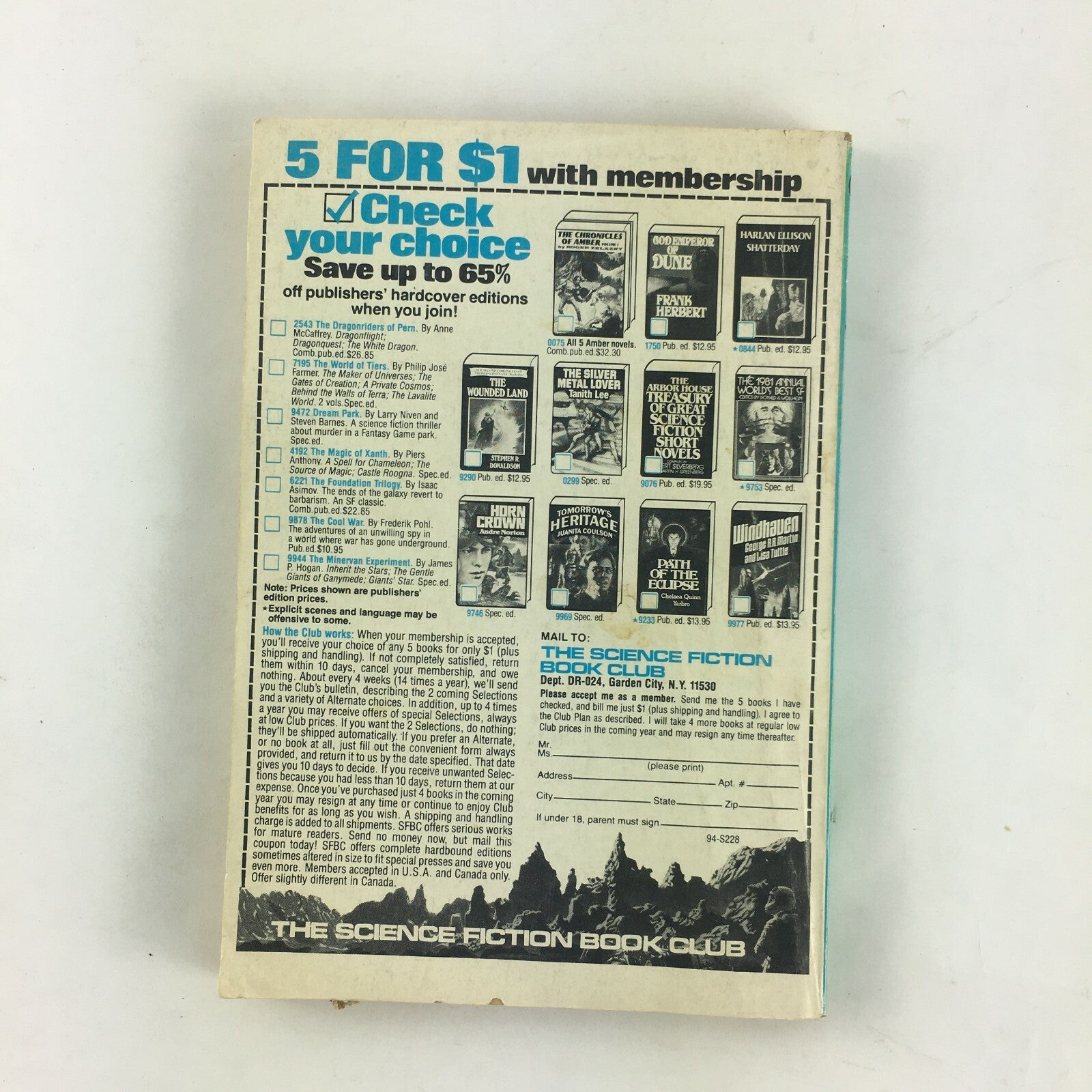 January Fantasy&Science Fiction Magazine George Alec Effinger Harlan Ellison