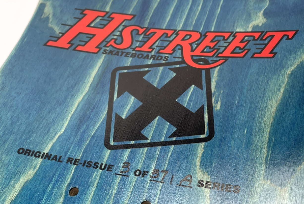 H-STREET SKATEBOARDS ART GODOY 1988 Sea Turtle SKATEBOARD DECK USA MADE A Series