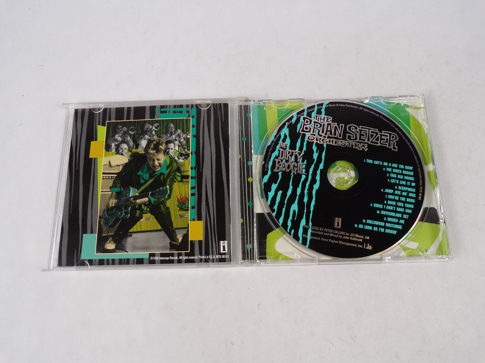 The Brian Setzer Orchestra The Dirty Boogie This Cat's On A Hot Tin Roof CD#55
