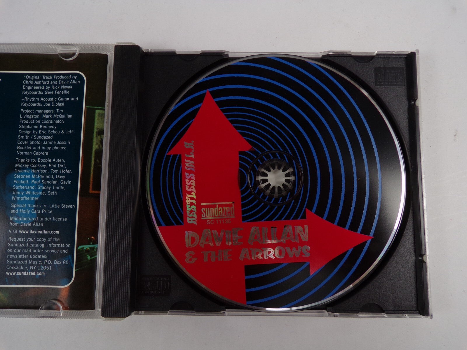 Davie Allan & The Arrows Restless In LA The Toxic Terror Quiver Energized CD#41