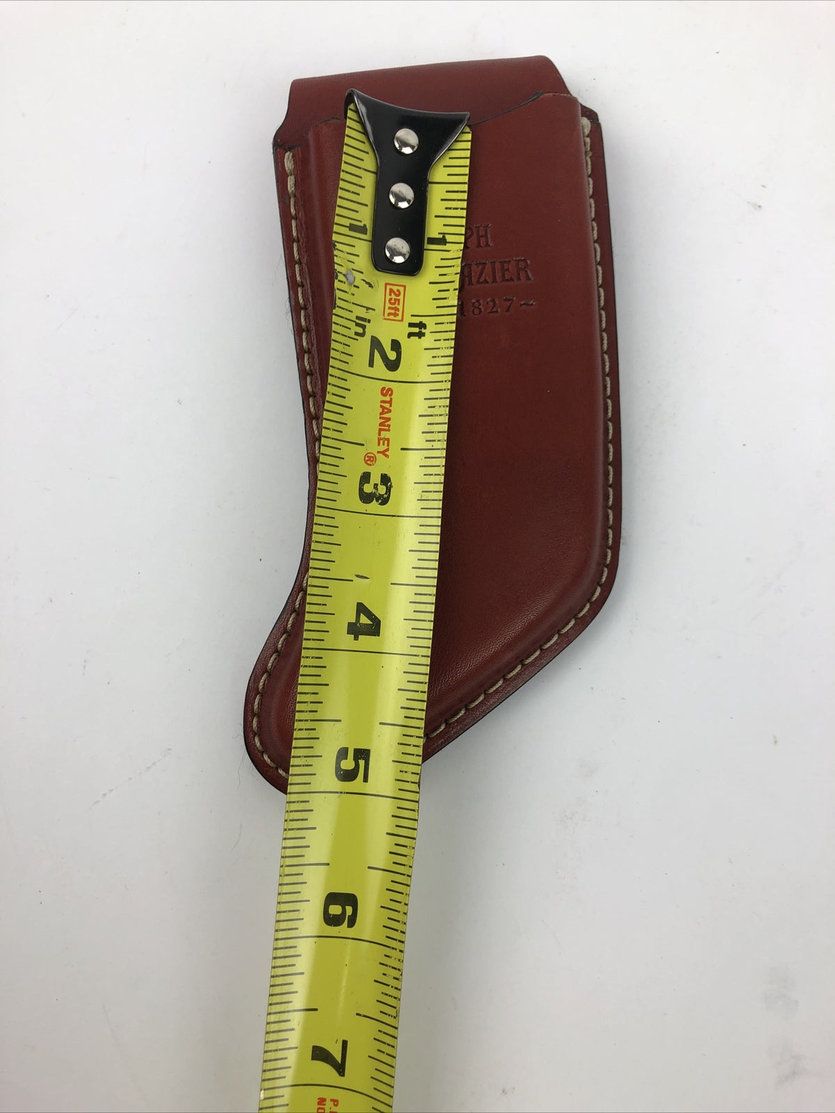 5" Normal Hand Made Pure Leather Sheath For Fixed Blade Knife Joseph Brazier