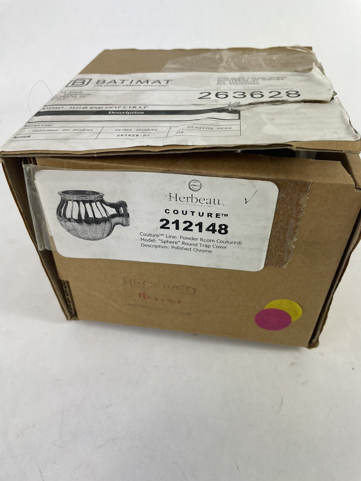 Herbeau Traps And Drains Sphere Round Trap Cover 212148