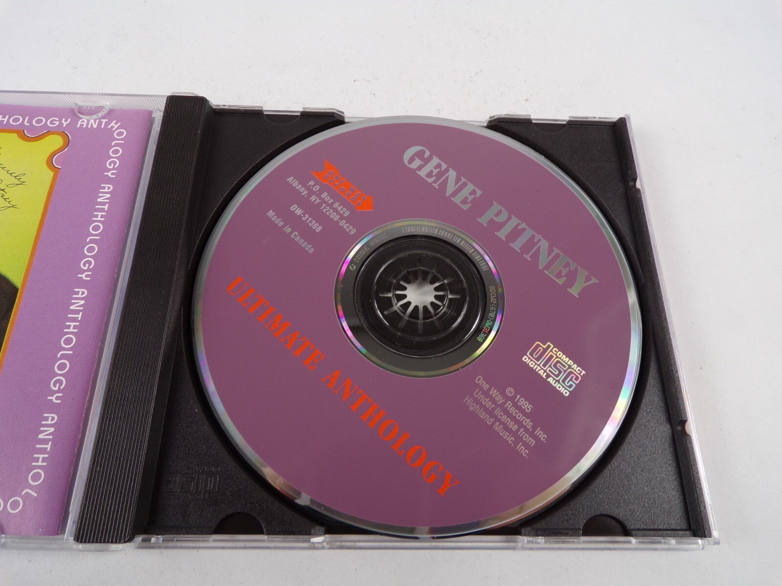 Gene Pitney Ultimate Anthology I Wanna Love My Life Away Town Without Pity CD#30