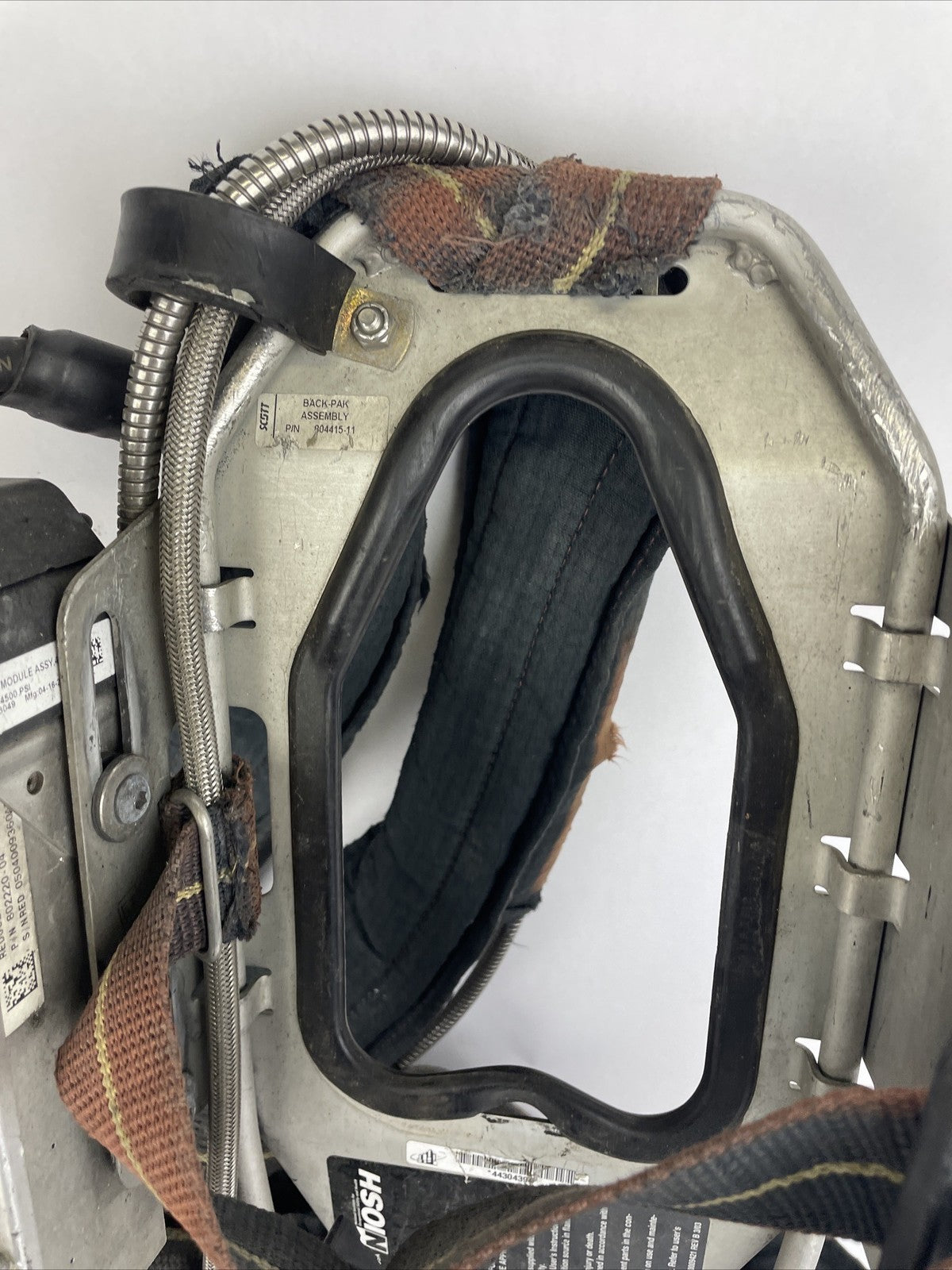 SCOTT SAFETY 4.5 4500 SCBA Air Pack Harness EZ-Flow Air Pak Plus with Sensor   d