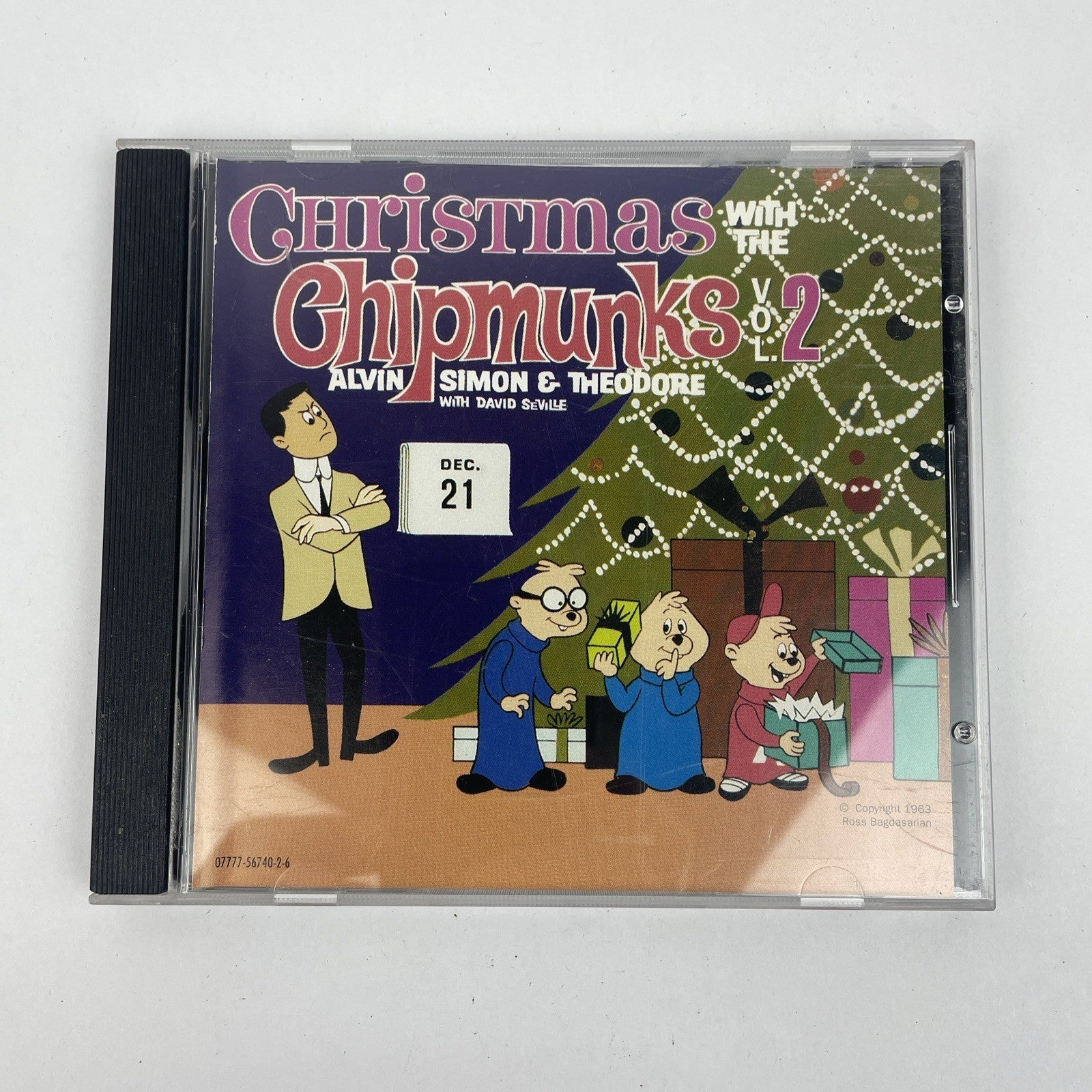THE CHIPMUNKS - Christmas With Alvin & The Chipmunks, Vol. 2 CD - MINT DISC #56