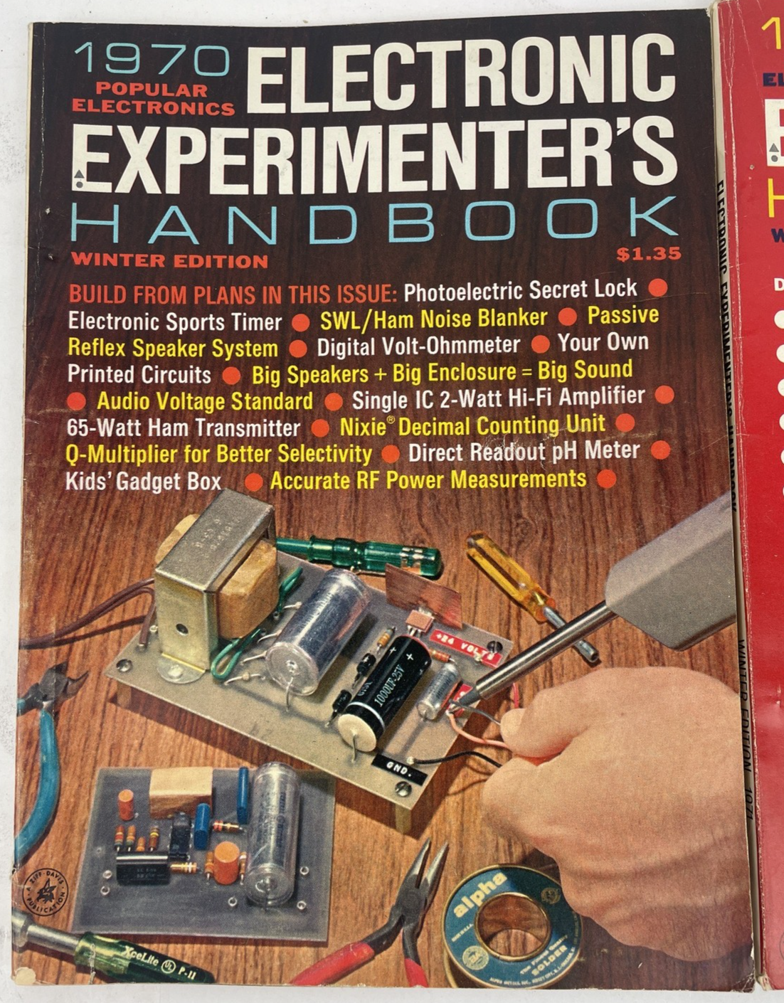 2 x 1970 1971 Electronic Experimenter's Handbook Project Plans Winter Edition