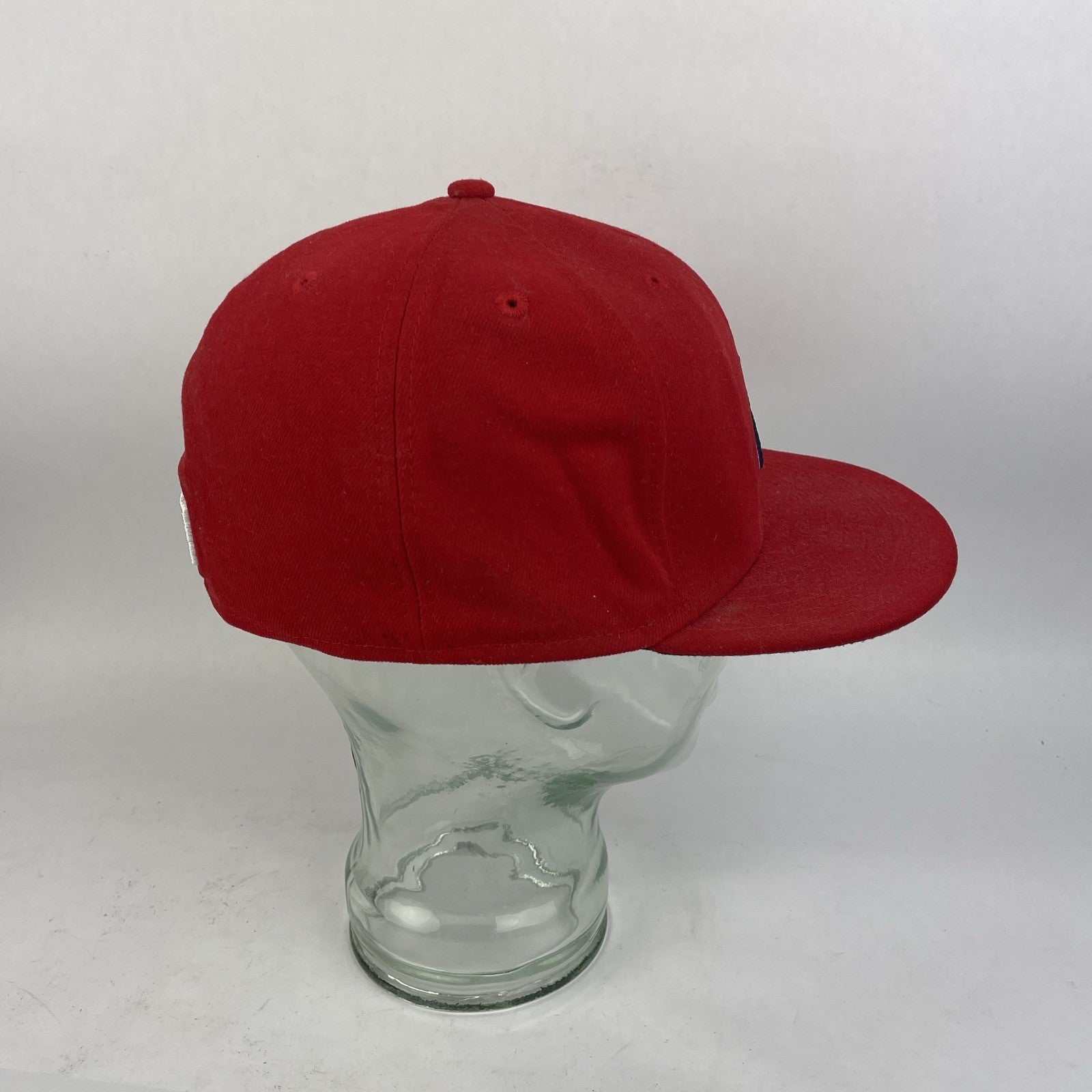 New Era Reading Phillies Red Fitted Size 7 3/8 Genuine MLB Merchandise