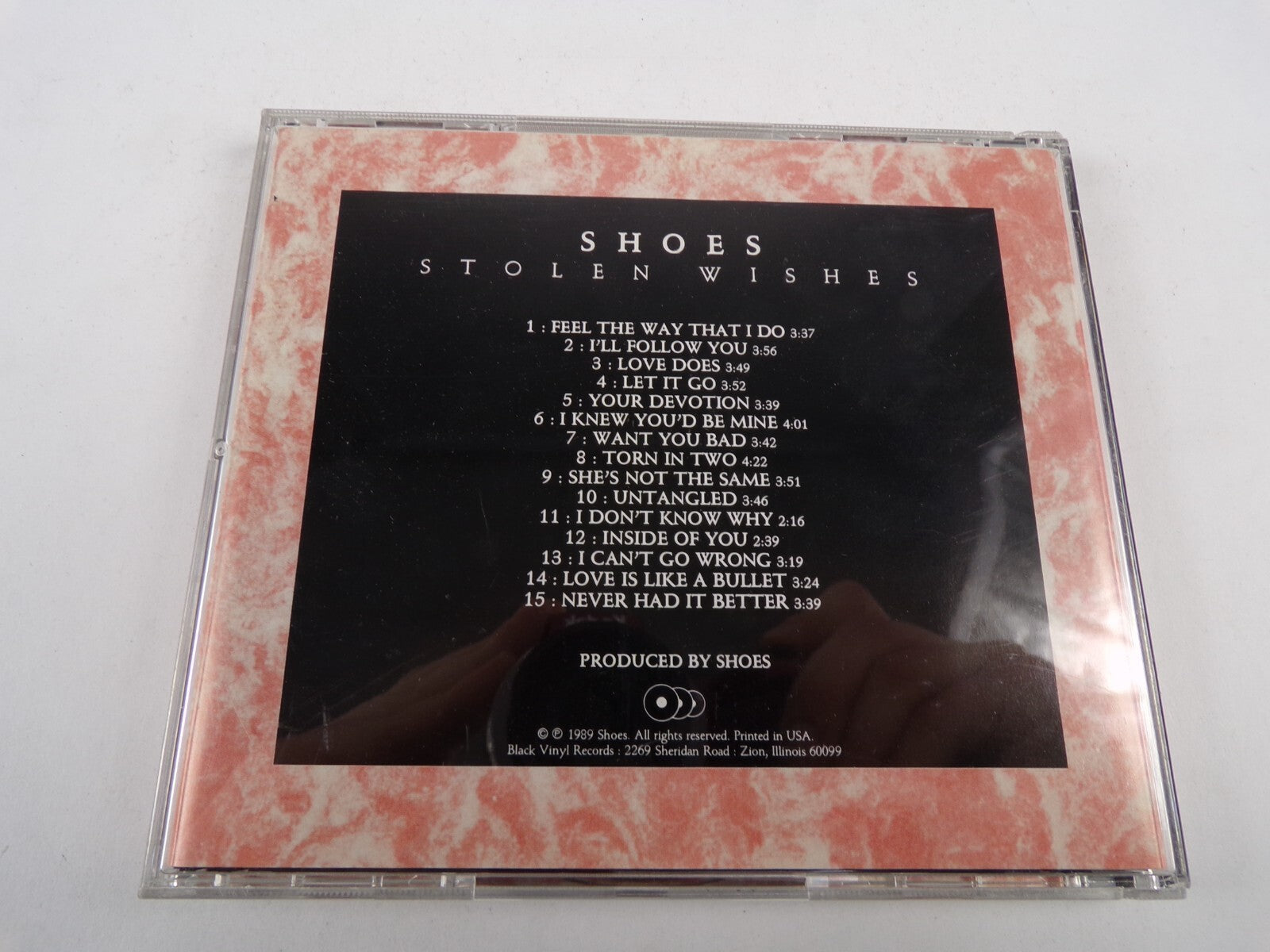 Shoes Stolen Wishes Feel The Way That I Do I'll Folloaw You Love Does  CD#10