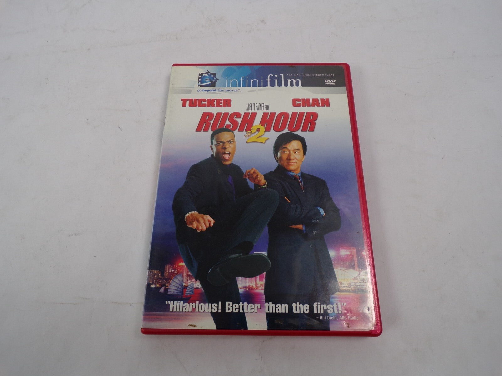 Rush Hour 2 A Brett Ratner Film Chris Tucker Jackie Chan Hilarious  DVD Movies