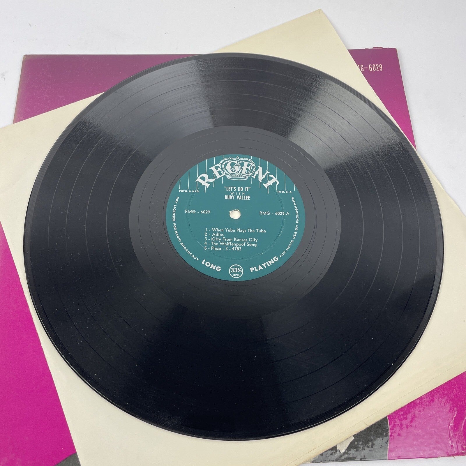 " Lets Do It " with Rudy Vallee When Yuba Plays The Tuba Kitty From Vinyl Record