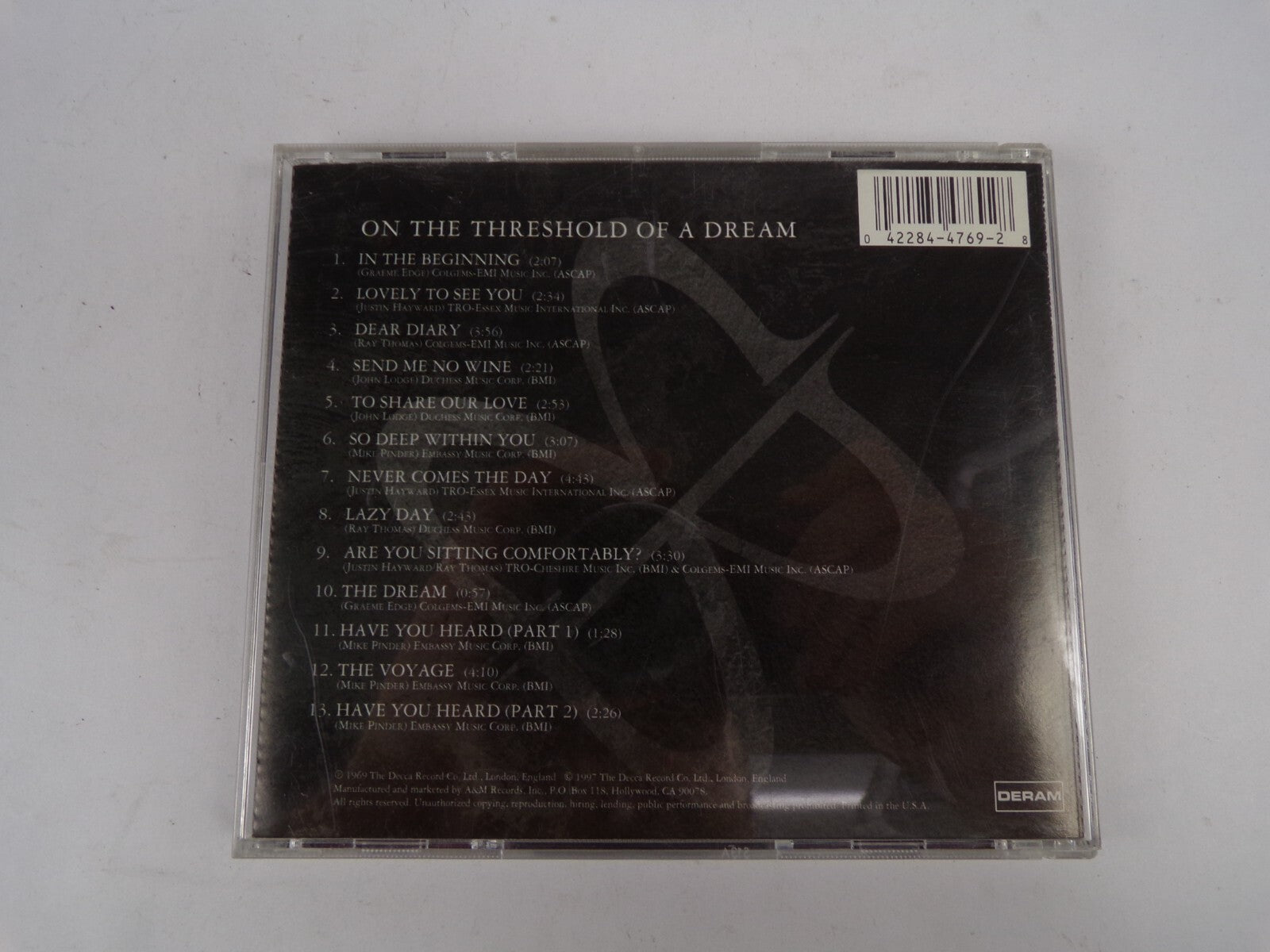 The Moody Blues On The Threshold Of A Dream In The Beginning The Dream CD#40