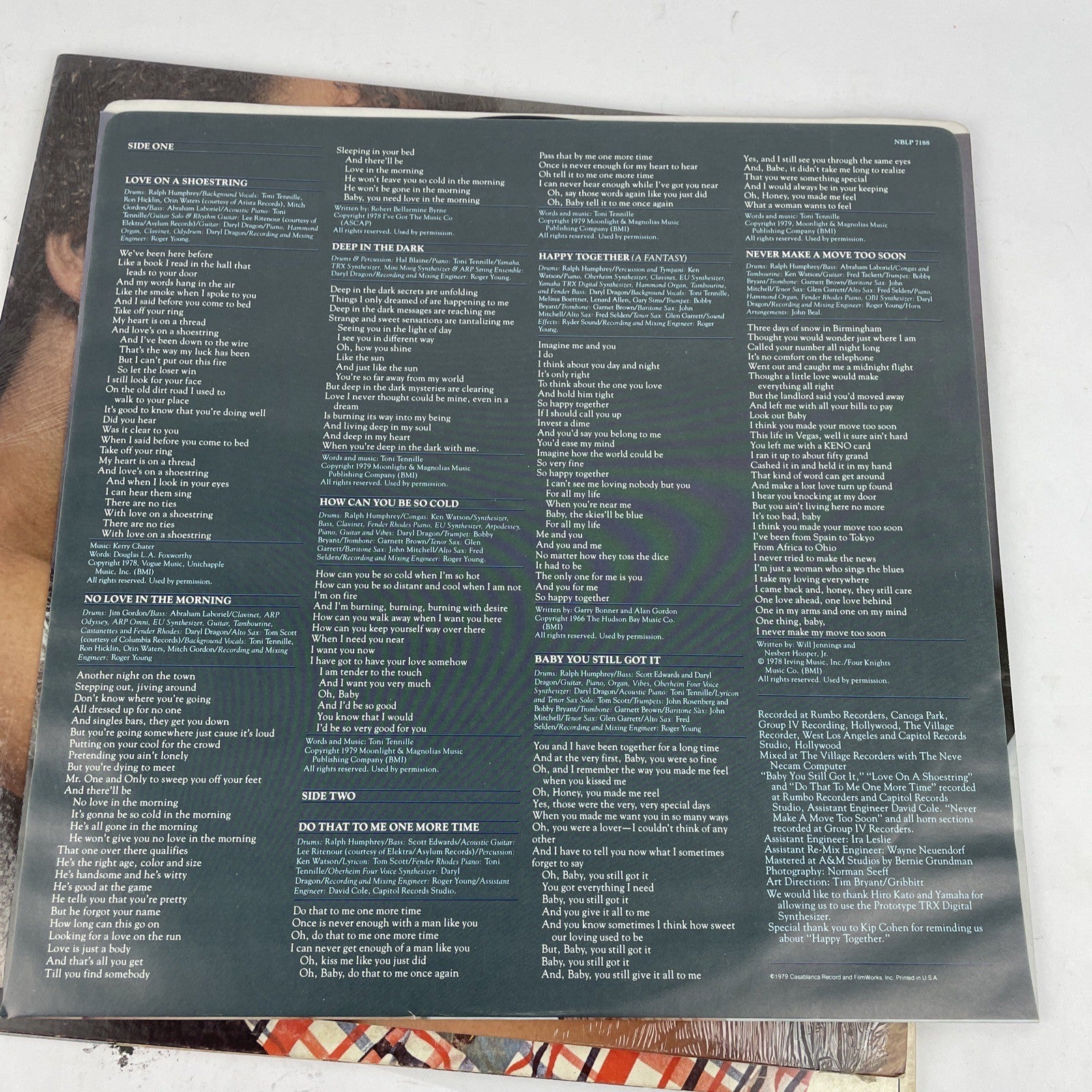 2 x Captain & Tennille “ Love Will Keep Us Together ”  + " Make Your Move " LP