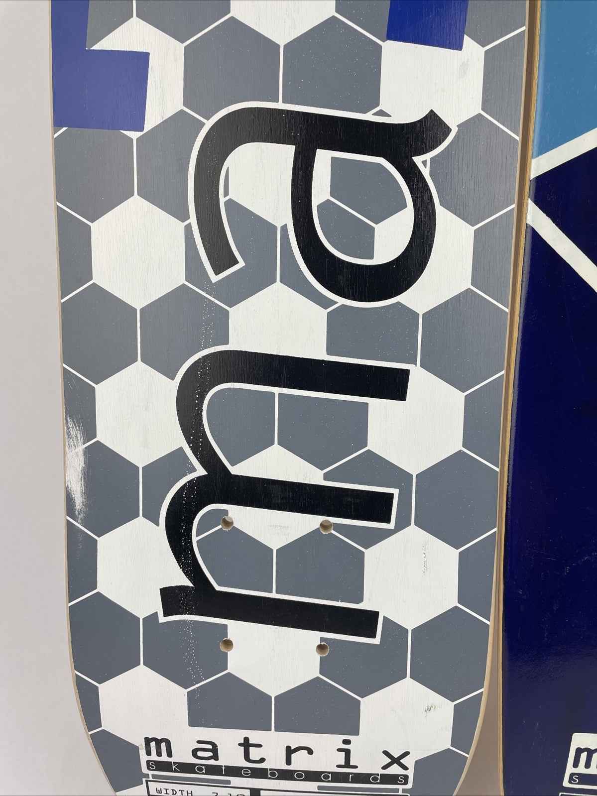 Vintage MATRIX SKATEBOARDS Argentina lot of 2 Skateboard Decks Circa 1998 - RARE