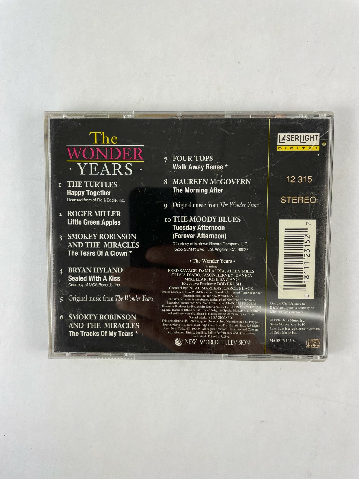 The Wonder Years The Turtles The Miracles The Moody Blues Four Tops CD Q3