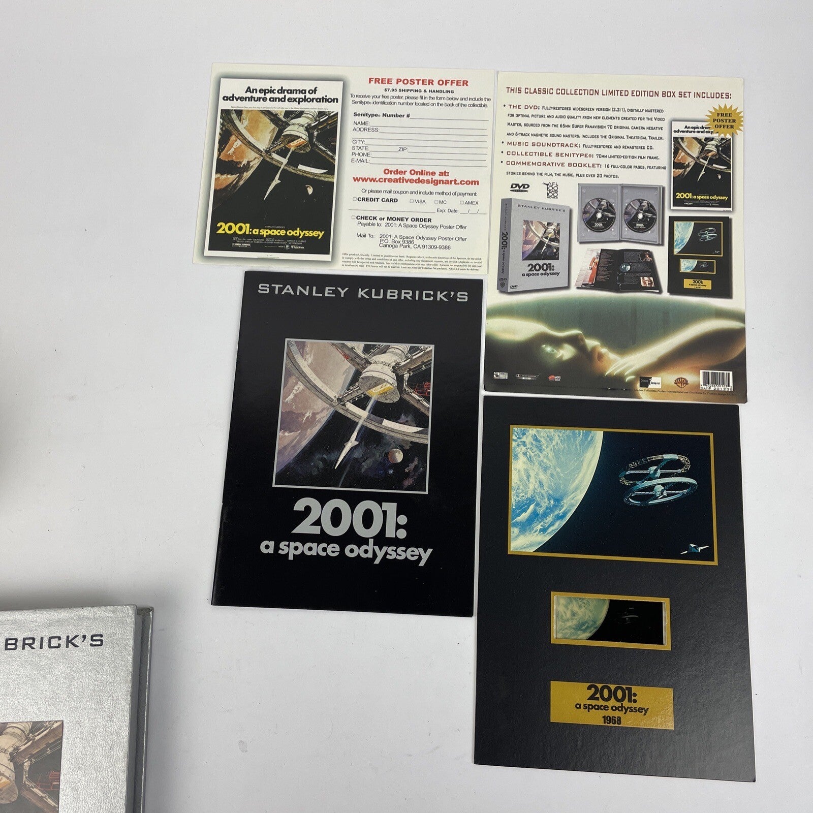 2001: A Space Odyssey DVD, 2001, 2-Disc Set, Classic Collection Box Set Senitype