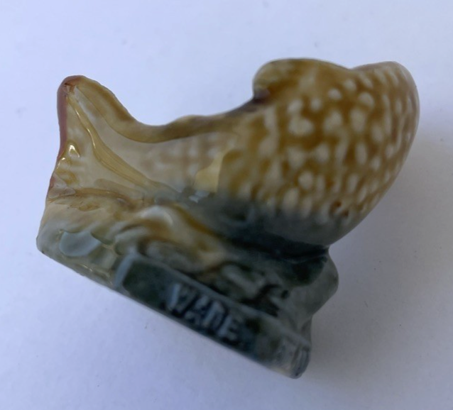 Vintage Wade Whimsies Trout Figurine Original 1972 Made in England w Hallmark
