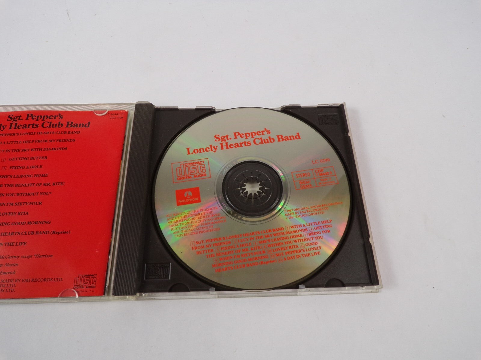 Sgt Pepper's Lonely Hearts Club Band With A Little Help From My Friends In CD#46