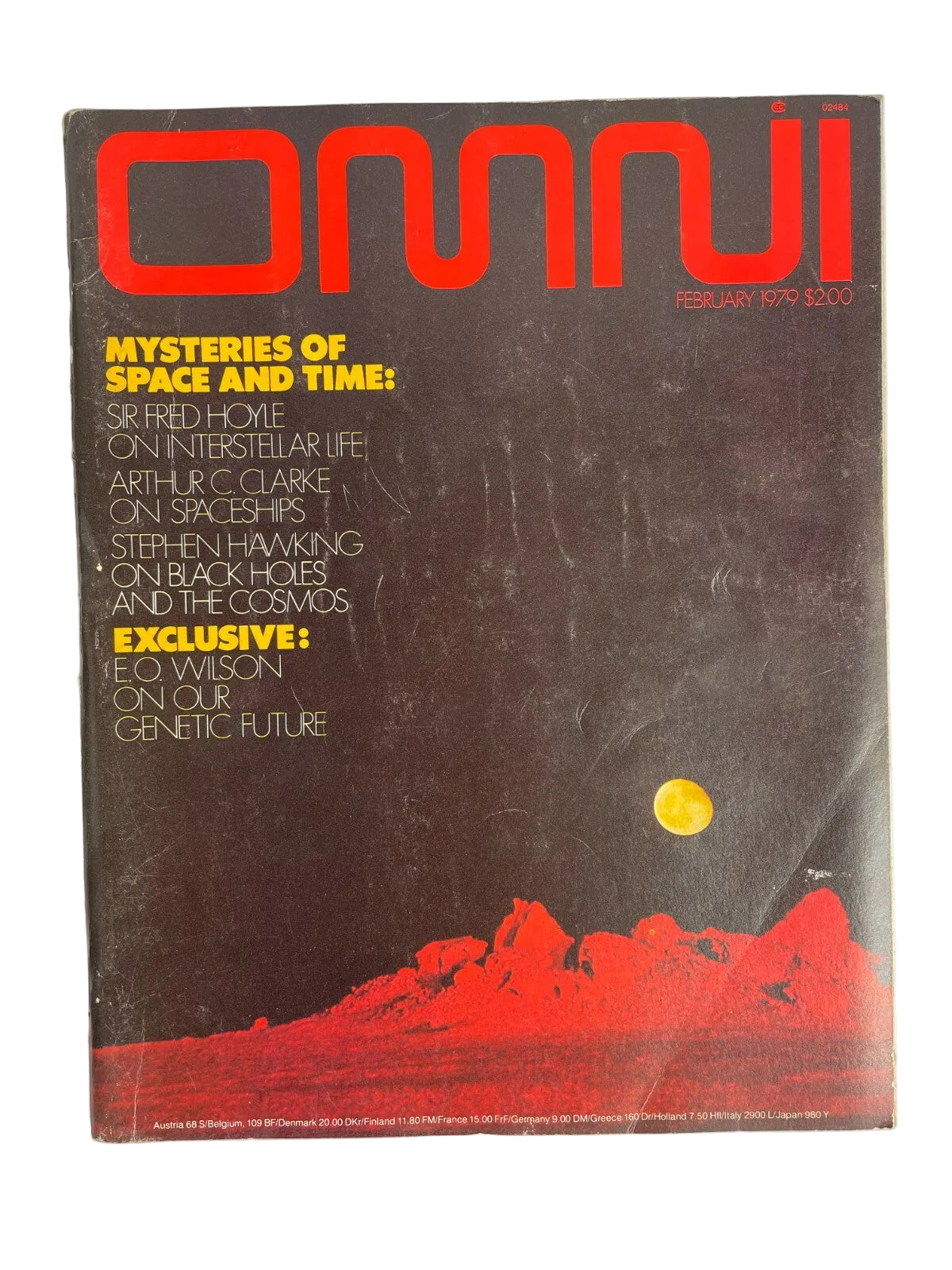 February 1979 Omni Magazine Mysteries Of Space And Time Exclusive EO WilsonHoles