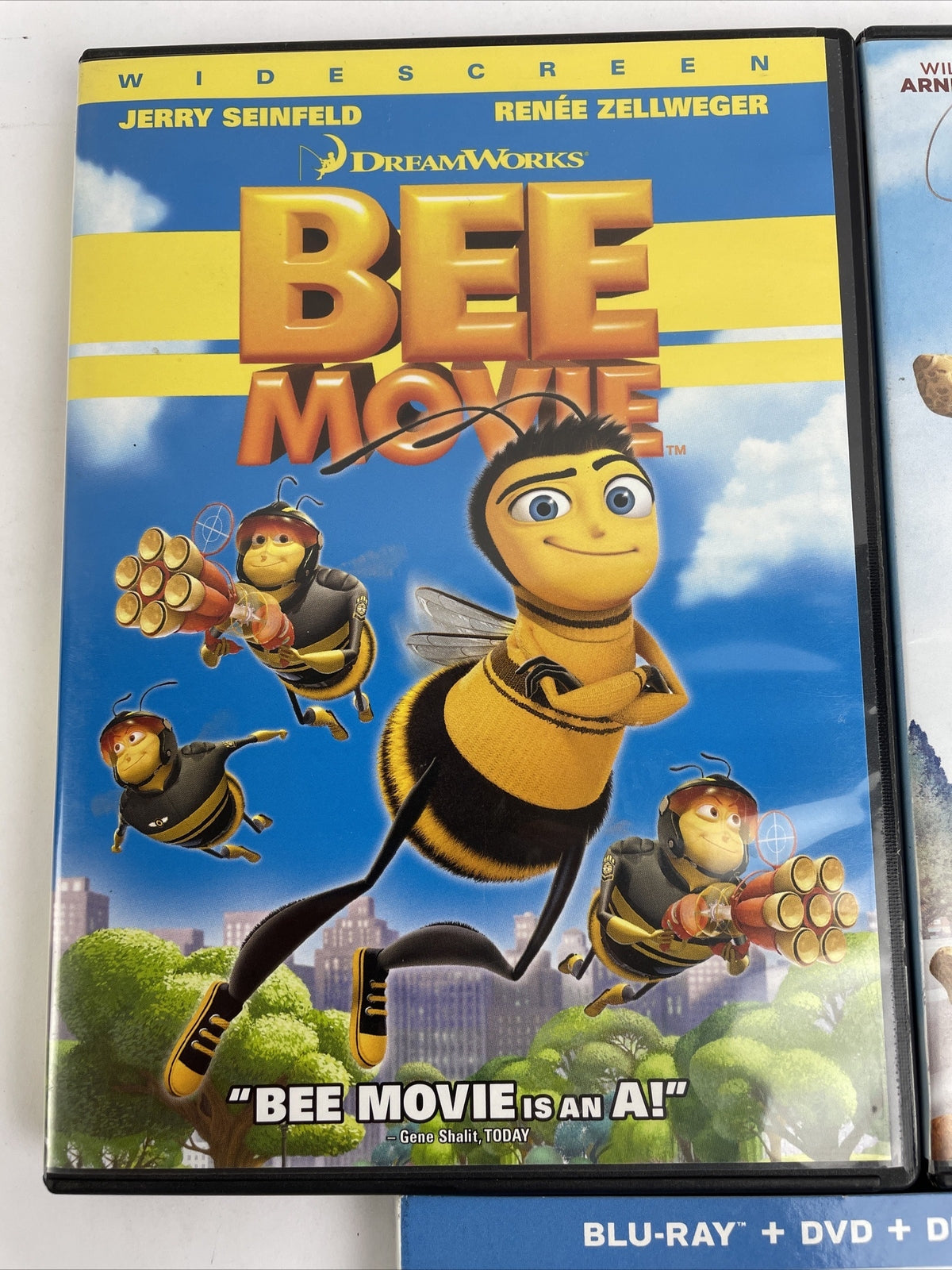 Lot of 3 Dreamworks DVD Movies Bee Movie, The Secret Lives of Pets, The Nut Job