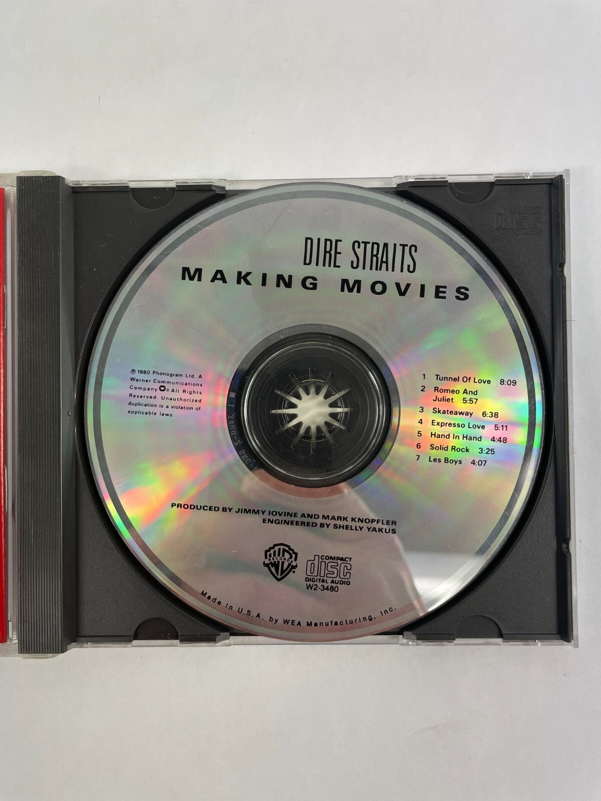Dire Straits Making Movies Tunnel Of Love Skateaway Hand In Hand Les Boys CD#72