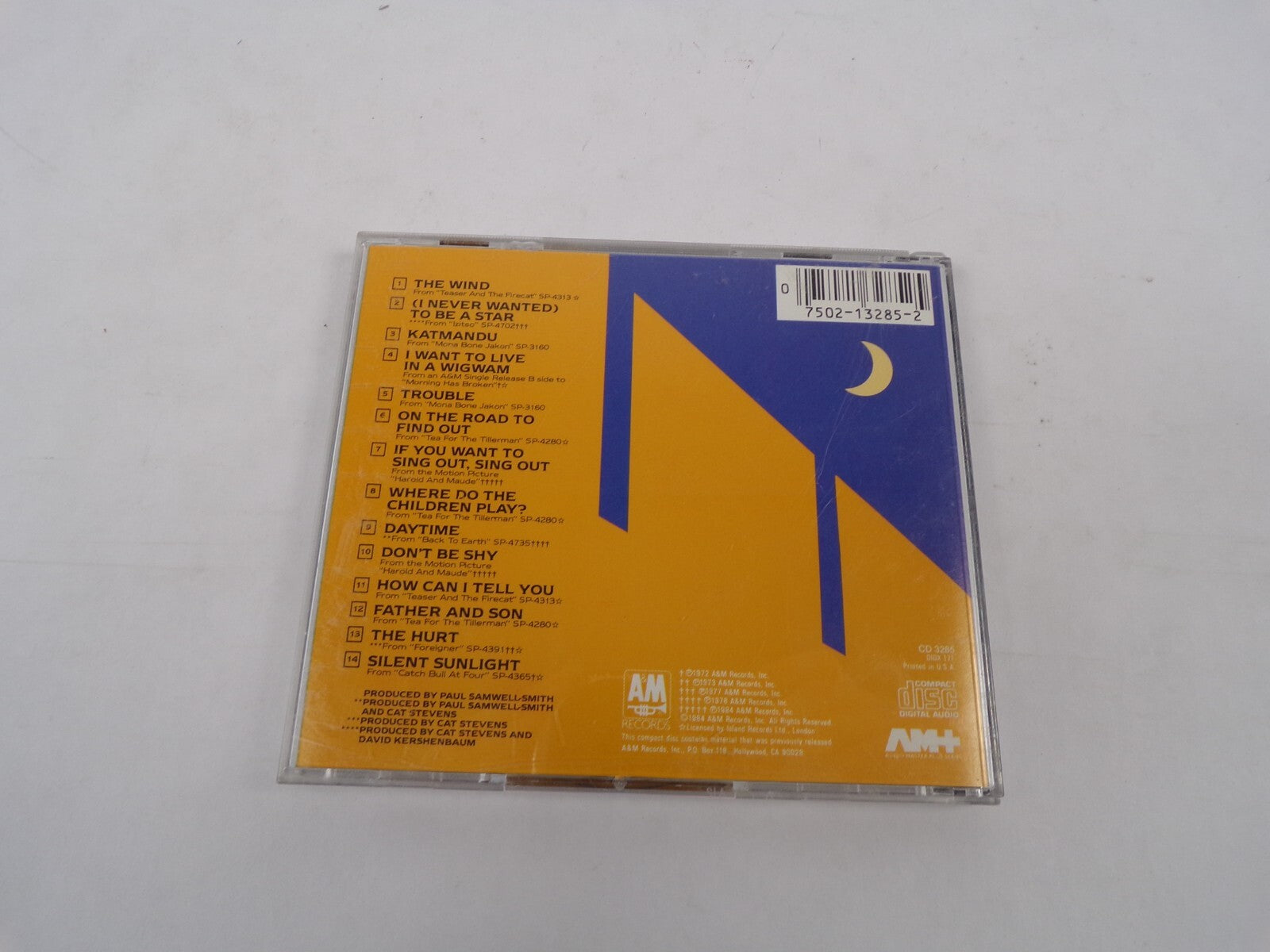 Cat Stevens Footsteps In The Dark Greatest Hits Volume Two The Wind To Be ACD#25