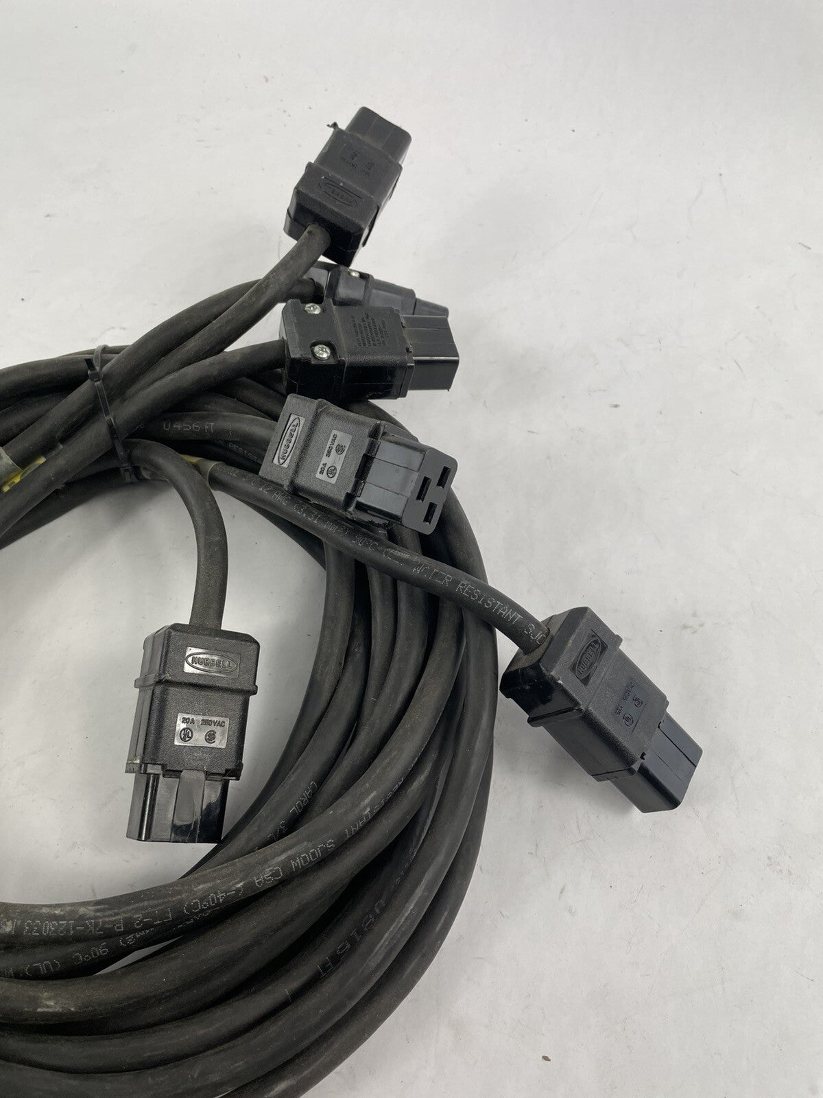 PLS-5219LM 19 PIN LINE Snake CONNECTOR to 6 x H320C HUBBELL 20/16A 250V
