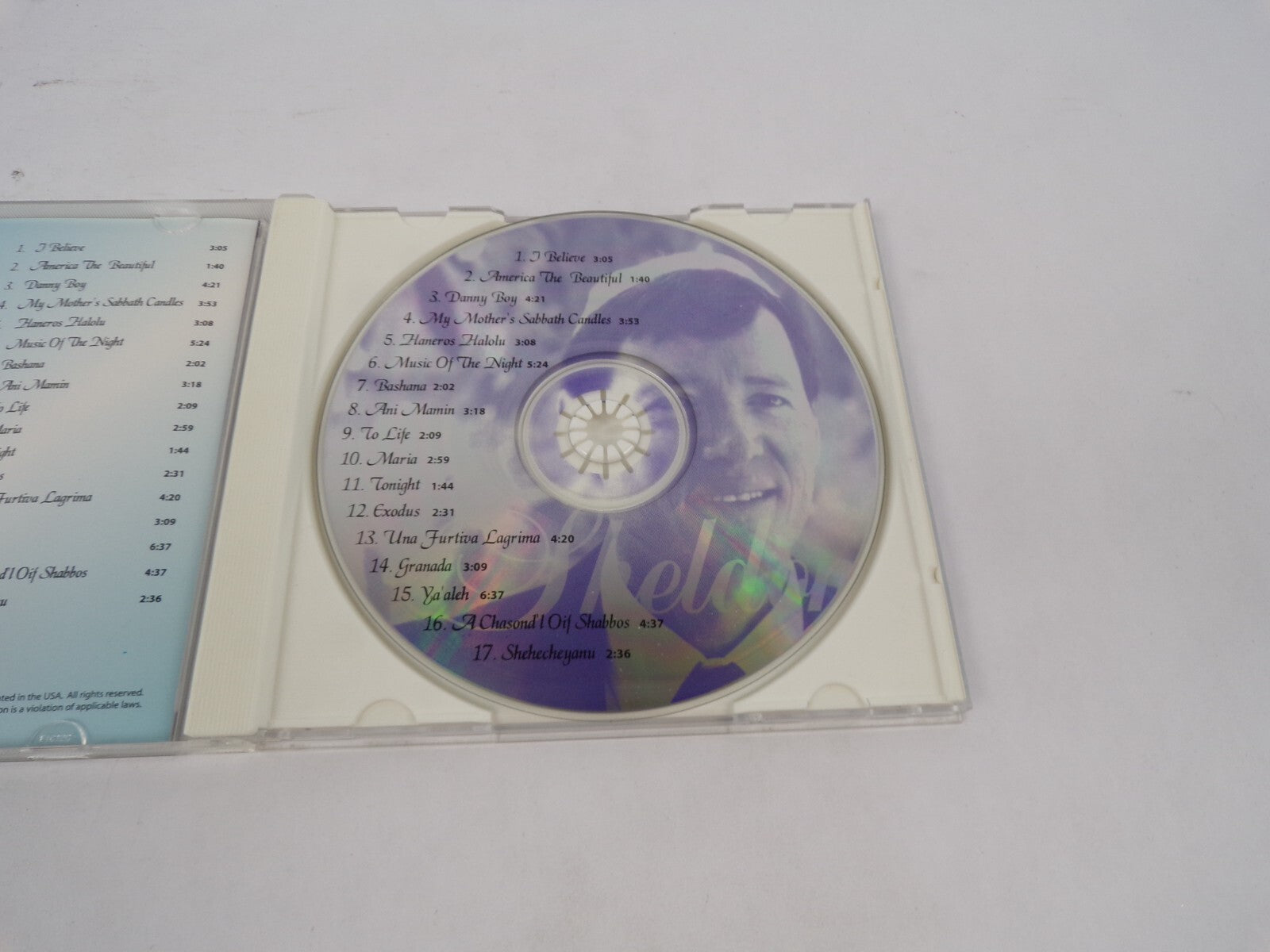 I Believe Cantor Sheldon L.Marshall America The Beautiful Danny Boy My CD#68