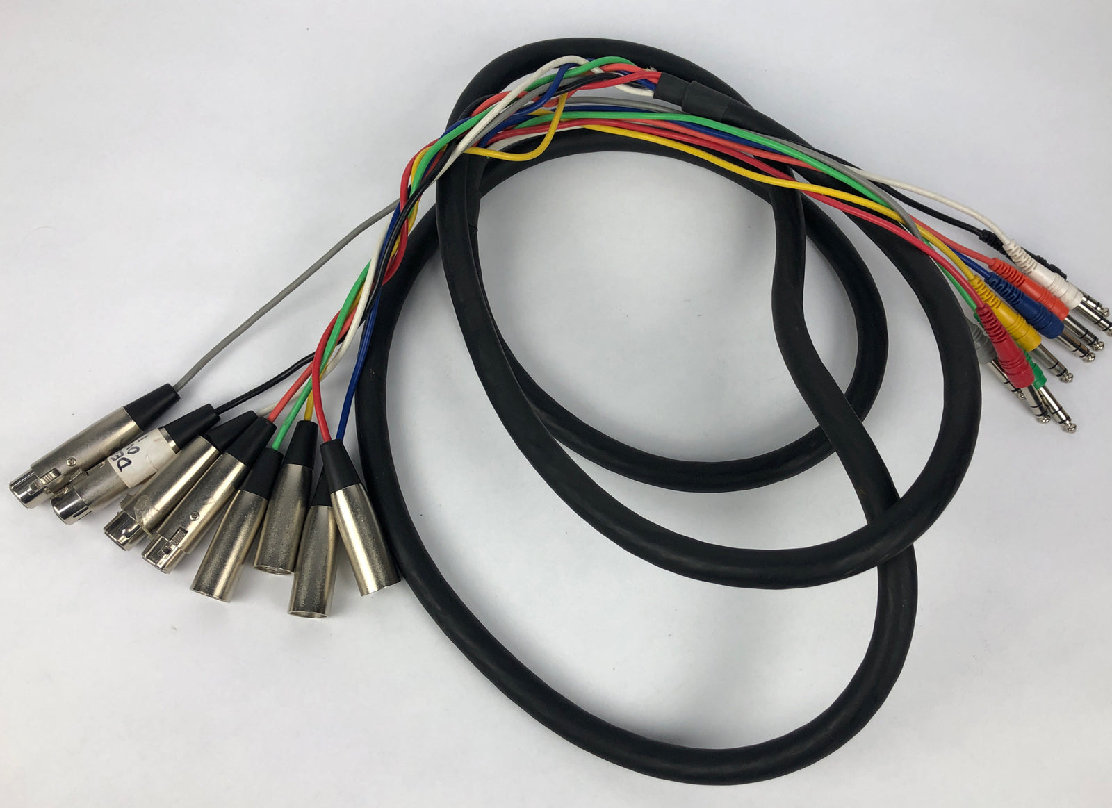 Audio 10' 4 x Female XLR 4 x Male XLR to 8 x 1/4 Inch Guitar Mic Cable Connector