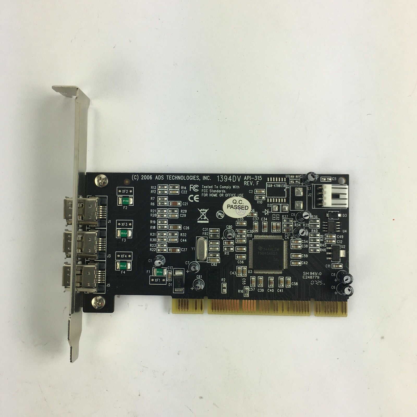 Genuine ADS Technologies 139DV IP-T022330-00-00082  PCI Card Desktop PC
