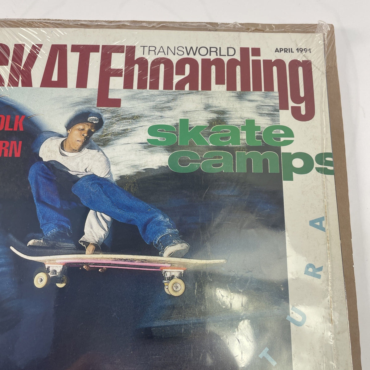 VINTAGE Skateboard Magazine - TRANSWORLD SKATEBOARDING APRIL 1991 Sergi Ventura