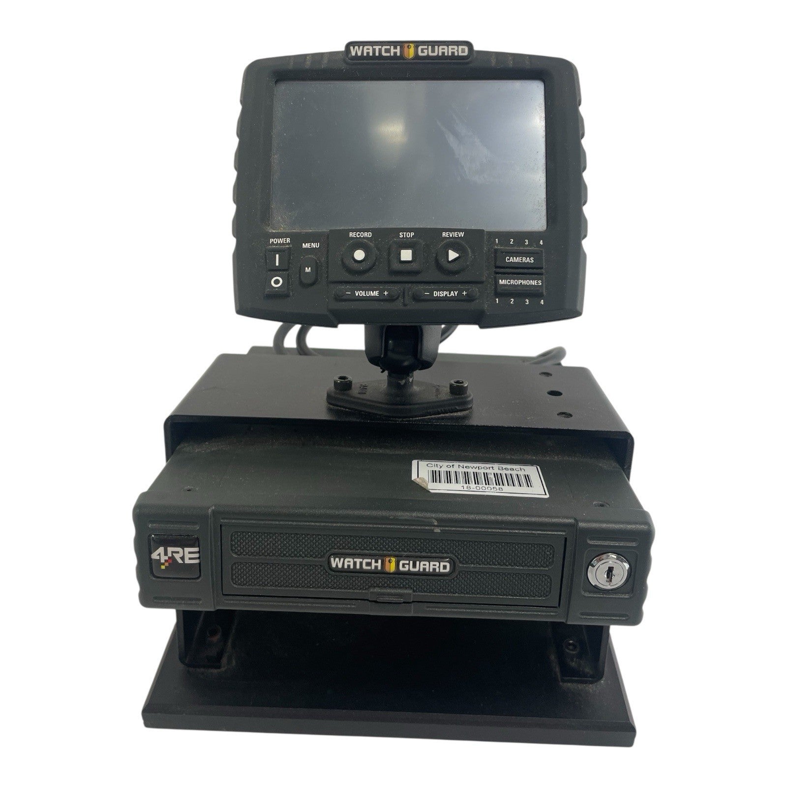 WatchGuard 4RE DVR  Display -Locked No Key No AC Adapter
