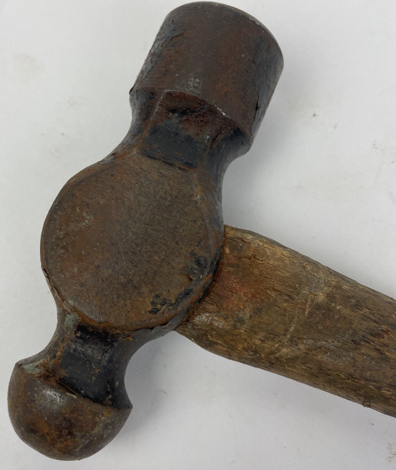 Vintage 33 oz Ball Peen Hammer On Original Hickory 15” Wood Handle