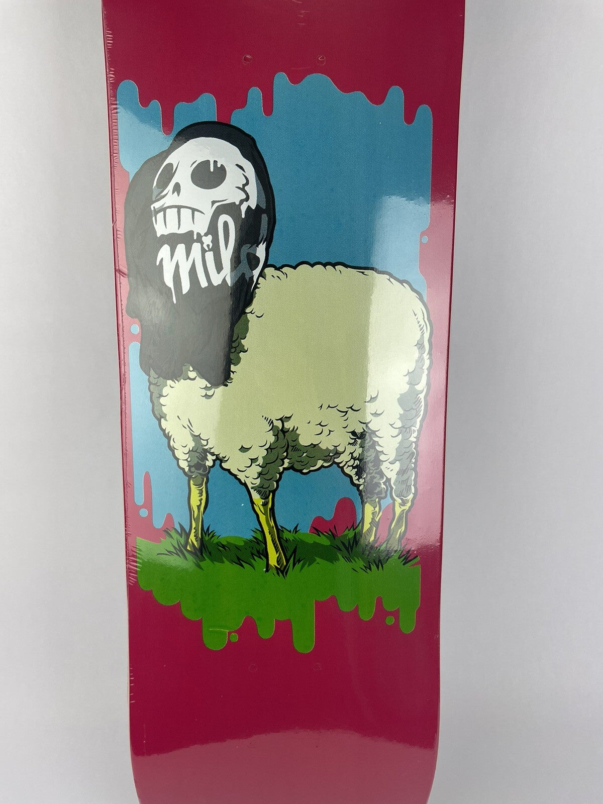 Mild Skull head Sheep skateboards deck 8.125” RARE quality 