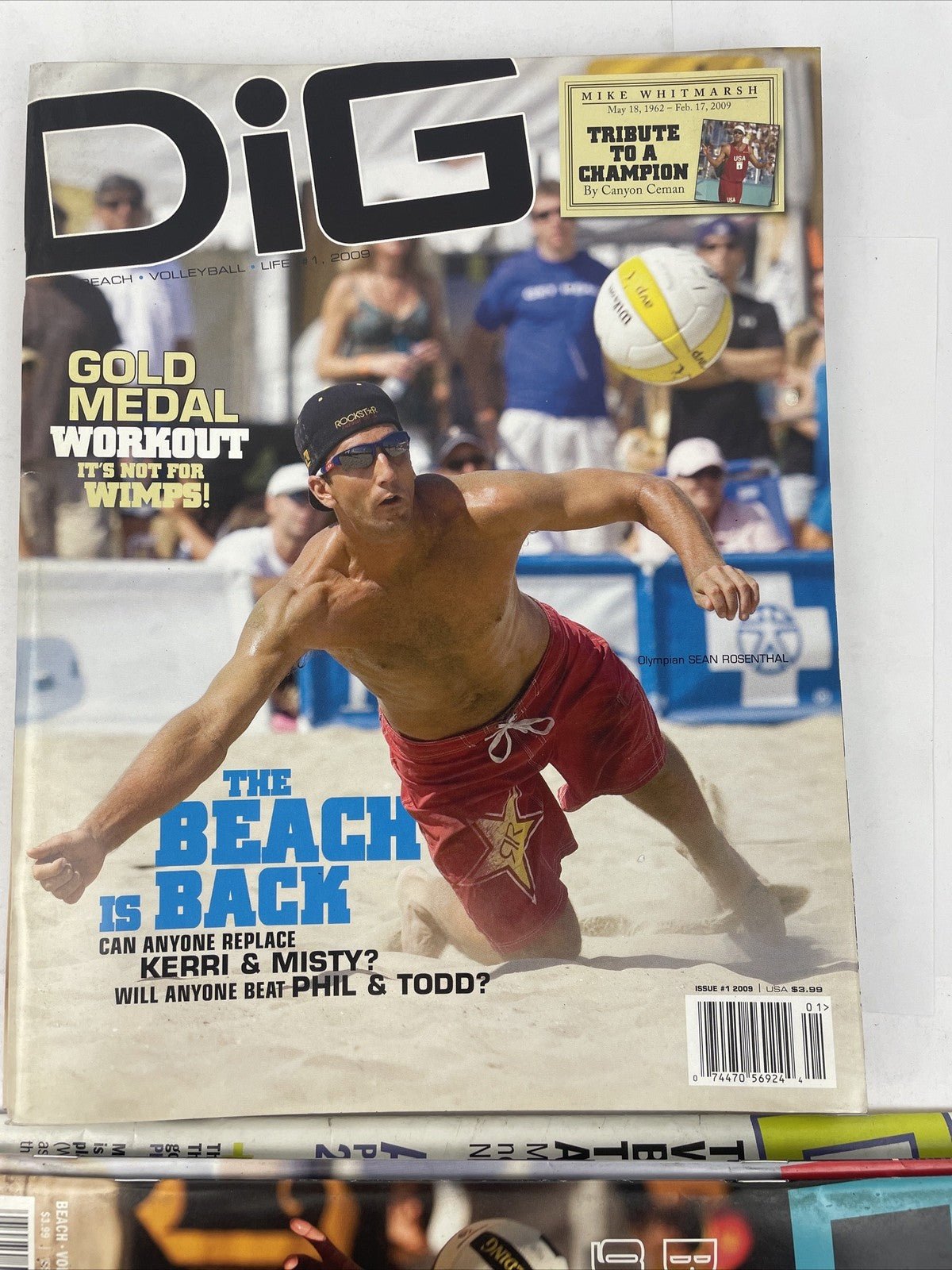 Lot Of 7 x 2009 2010 2011 " DiG " Beach Volleyball Life Magazine
