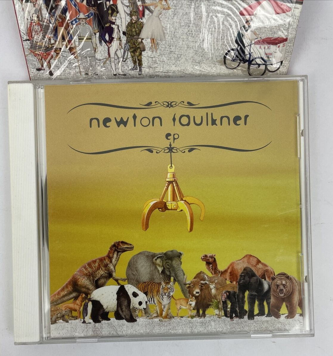 2 x Newton Faulkner Audio CD LOT - Tour Sampler (2008) - ep (2007) Mint Disc DEF