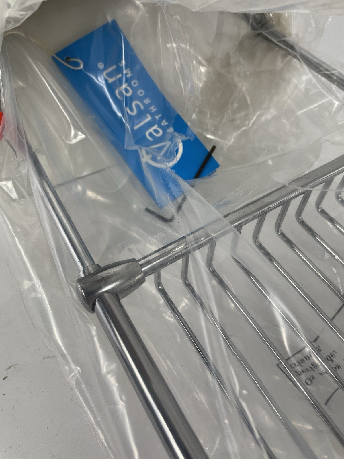 Vasla  Extendable Bath Tub Tray Rack Adjustable Chrome