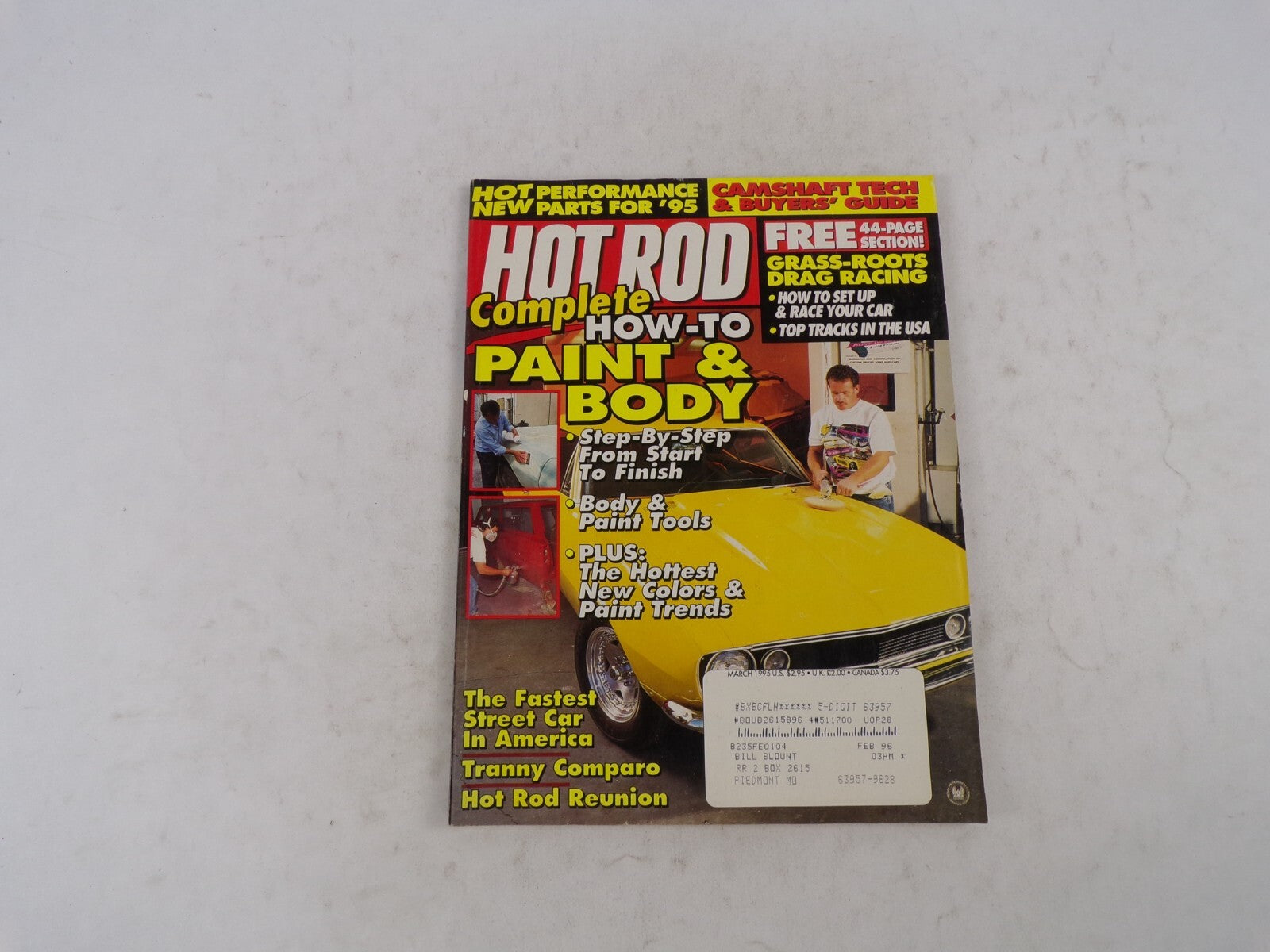 March 1995 Hot Rod Complete How-To Paint & Body Step-By-Step From Start To Finis