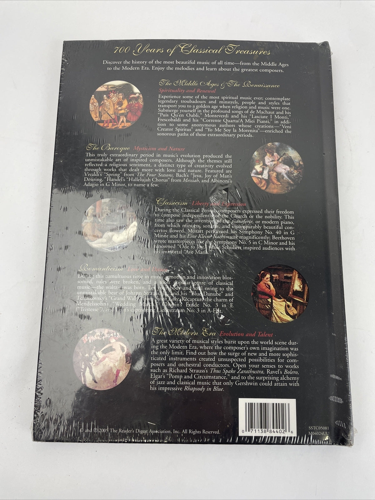 NEW - READERS DIGEST MUSIC 700 Years of Classical Treasures (CDs + Book)    #69