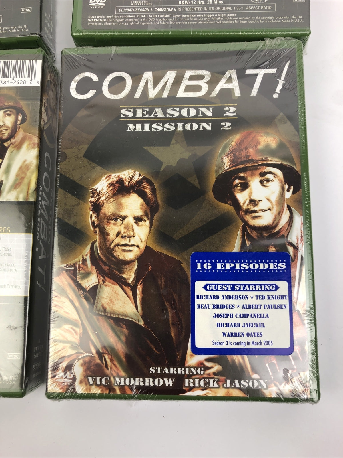 Combat! - Season 1: Campaign 1 NEW (DVD, 2004, 4-Disc Set) WWII War Drama