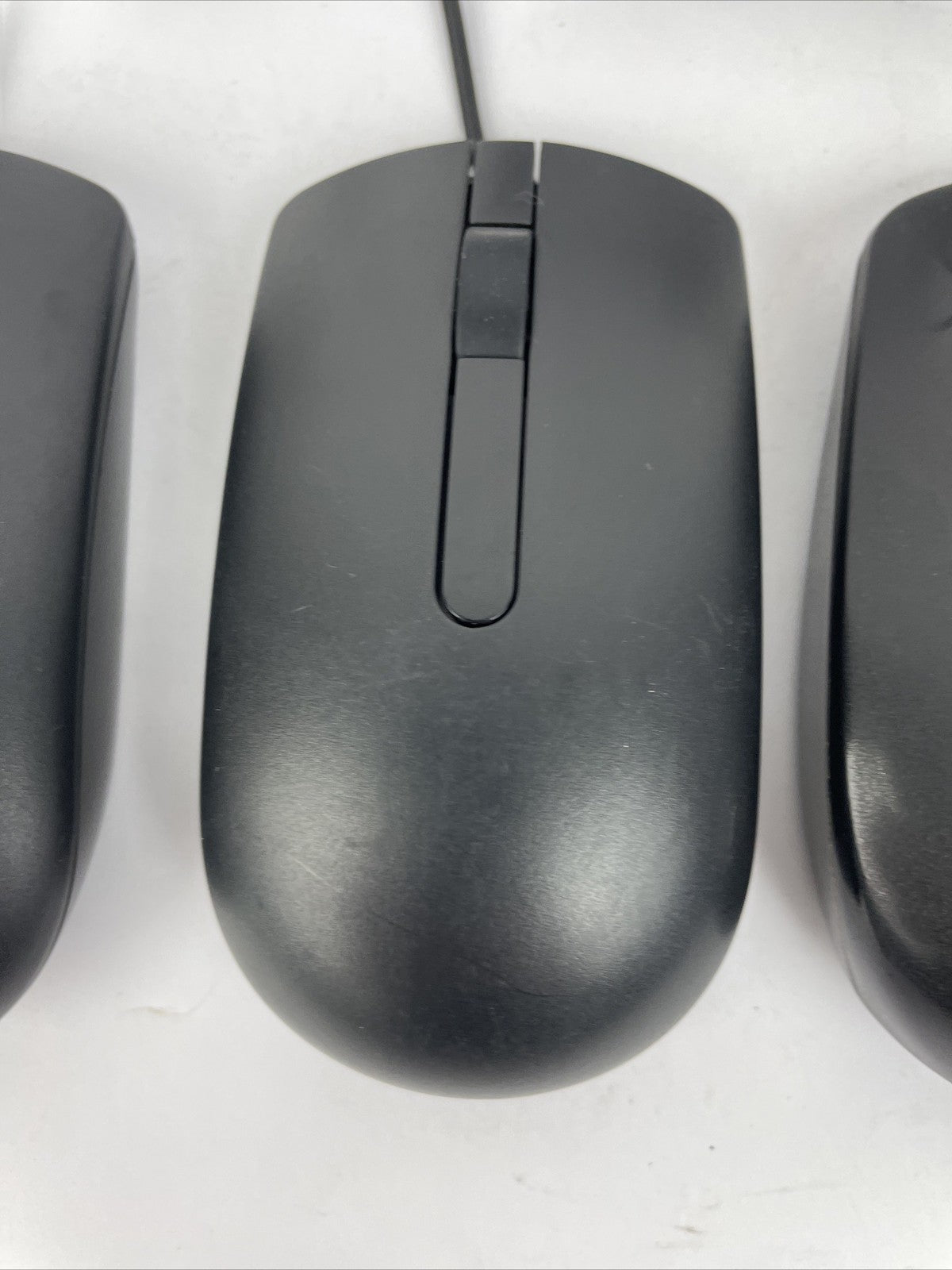 3 x Dell Wired USB Computer Mouse Lot Models - MS116T MS116P MS111L
