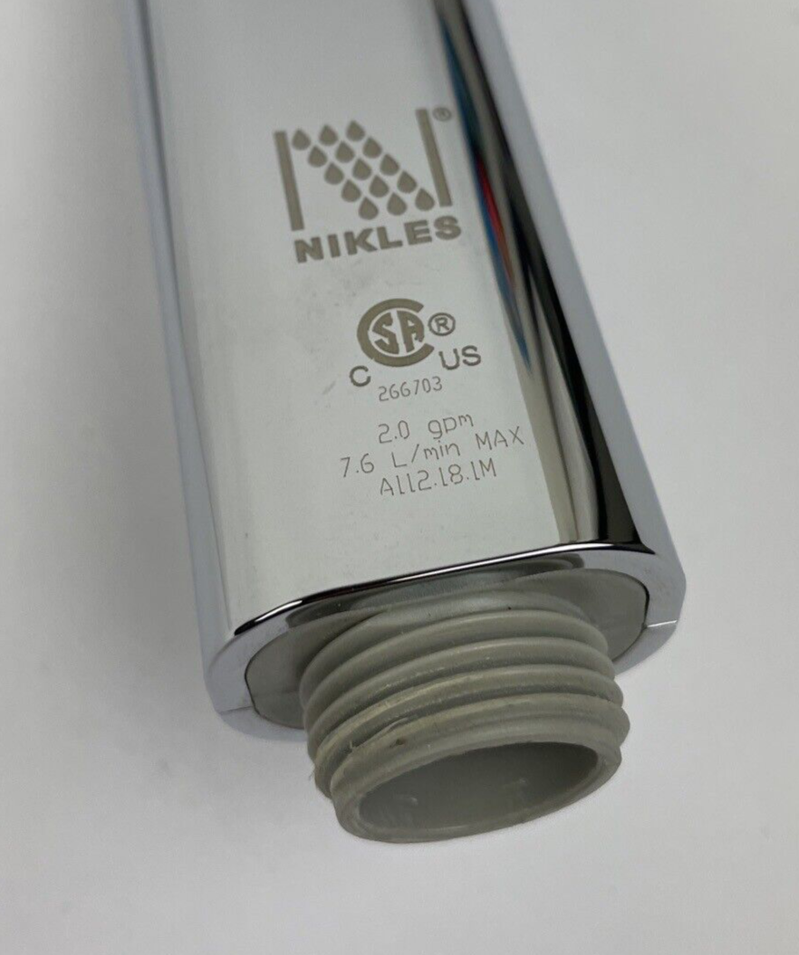 Nikles Infinity Duo 120 dual function handheld shower head chrome