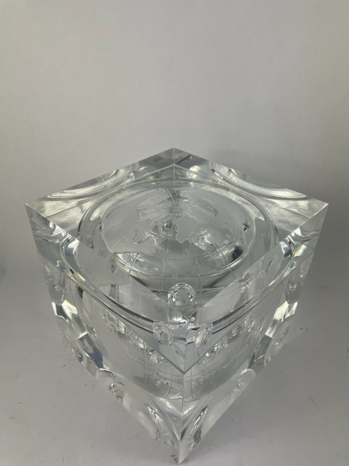 Glass Decorative Crafted Globe Home Decor Lot of 2