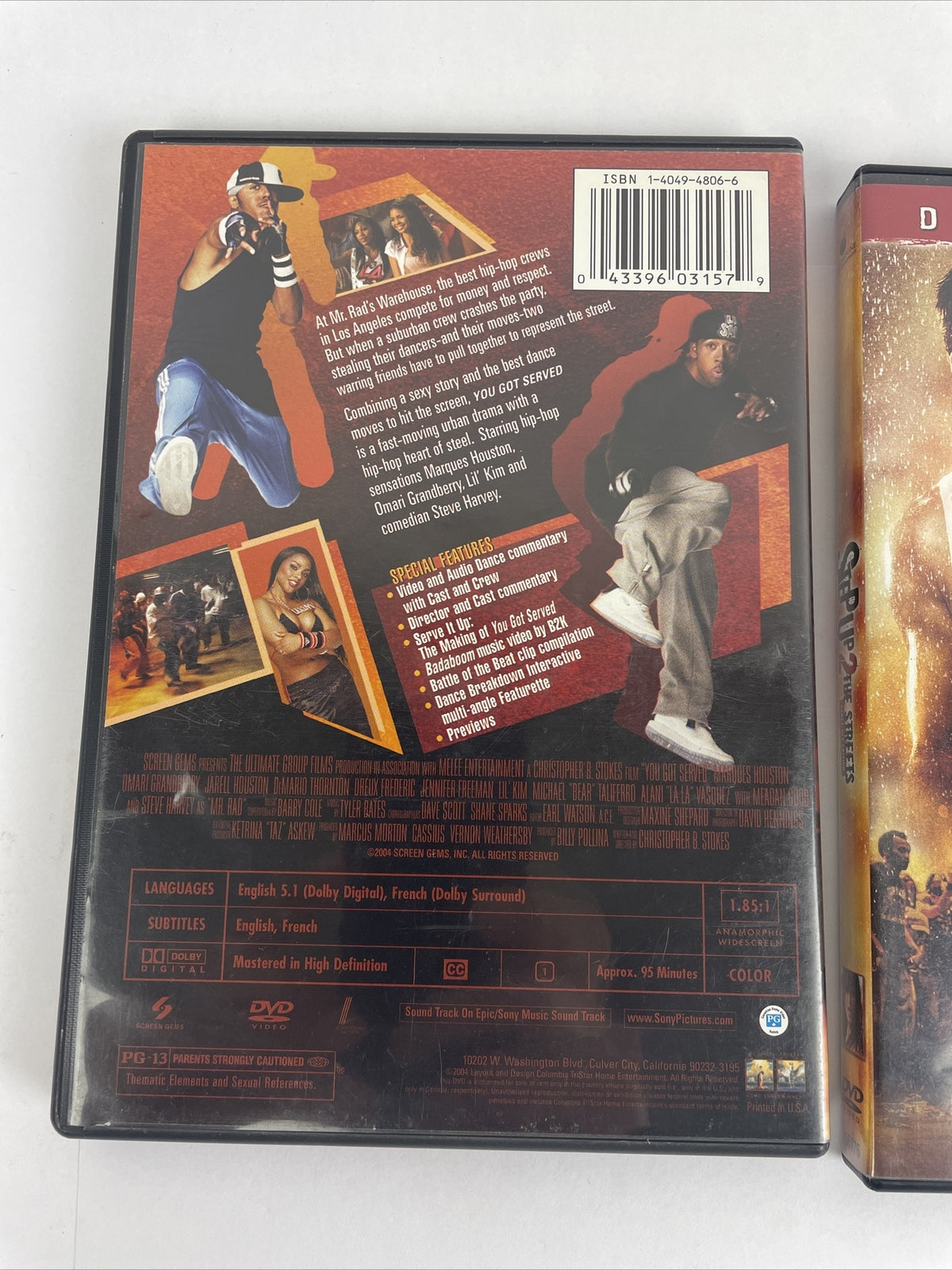 You Got Served / Step Up 2 The STREETS ( 2 x DVD Lot ) Hip Hop/Step Competition