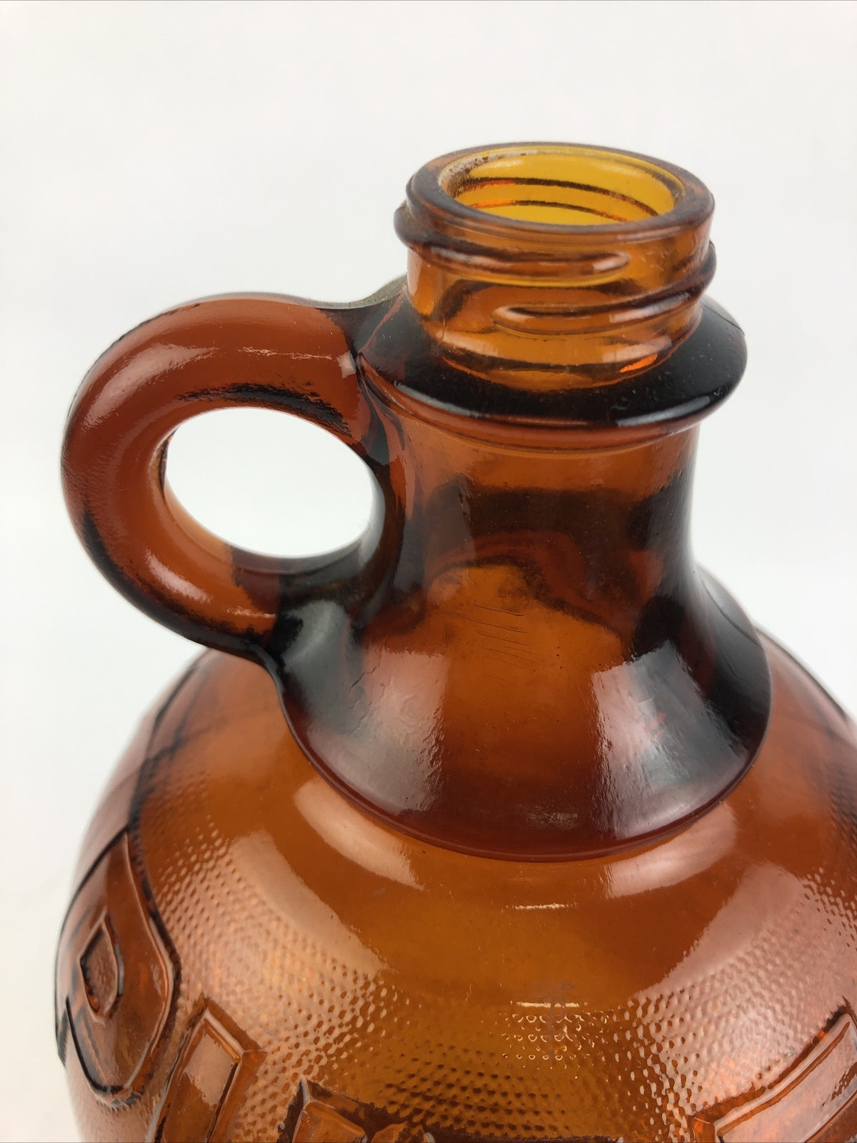 Vintage 1/2 Gallon Purex Amber Brown Bottle Duraglass Farmhouse Laundry Room