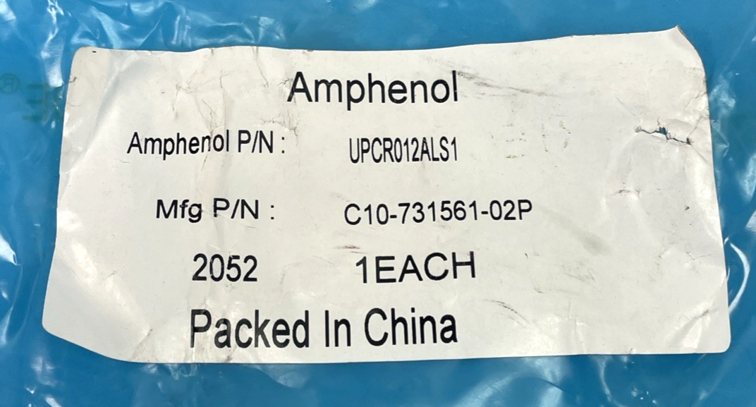 Amphenol Industrial, UPC RADSOK EV Connector Female, 250A P/N UPCR012ALS1